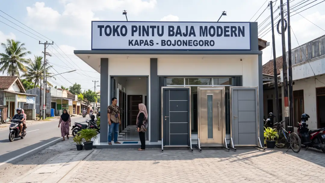 Toko Pintu Baja di kecamatan Kapas KABUPATEN BOJONEGORO